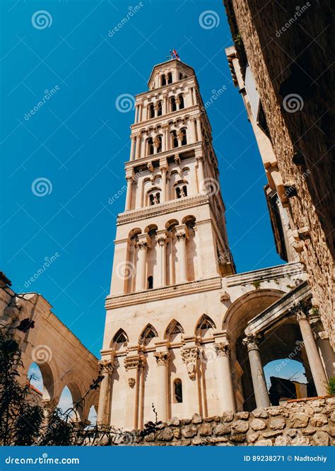 Old Town of Split, Croatia. Inside the City Stock Image - Image of