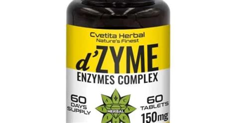 Мултиензимен комплекс d Zyme Таблетки Цена Cvetita Herbal