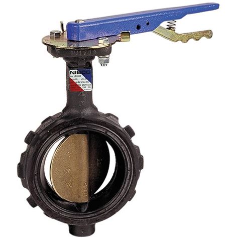 Wd 3000 Butterfly Valve Ductile Iron Wafer Type 250 Psi On Nibco