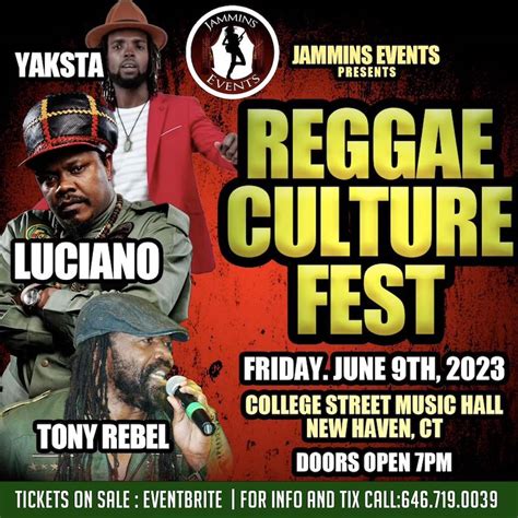 Information: Reggae Culture Fest 2023