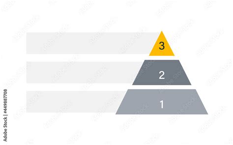 Vettoriale Stock Blank Tier Pyramid Chart Clipart Image Adobe Stock