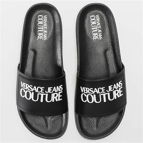 Versace Jeans Couture Claquettes Fondo Slide 74YA3SQ2 Noir