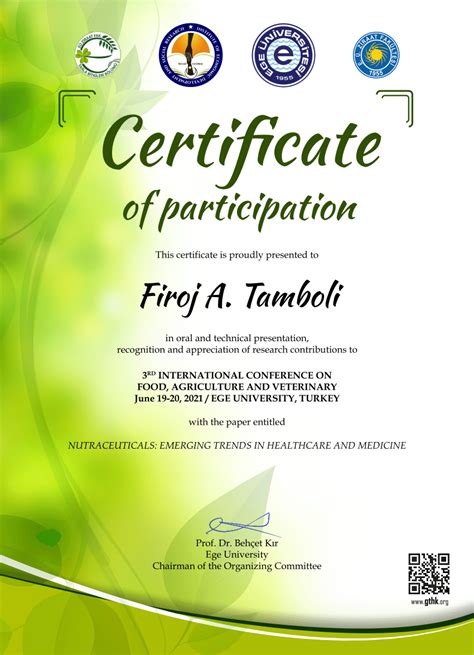 Pdf Oral And Technical Presentation Recognition And Appreciation Of