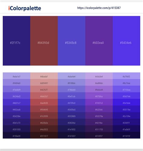 46 Indigo Color Palettes | Curated collection of Color Palettes