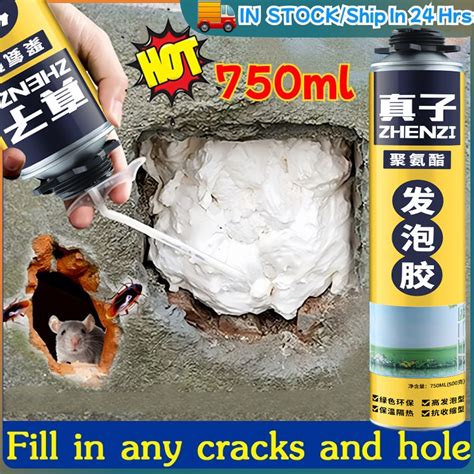 750ml Polyurethane Foam Spray Foam Insulation Foam Filler Foam Sealant Polyurethane Sealant Foam