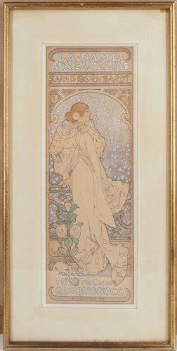 Alphonse Mucha La Dame Aux Cam Lias Sarah Bernhardt