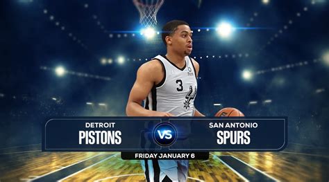 Pistons Vs Spurs Prediction Preview Odds And Picks Jan