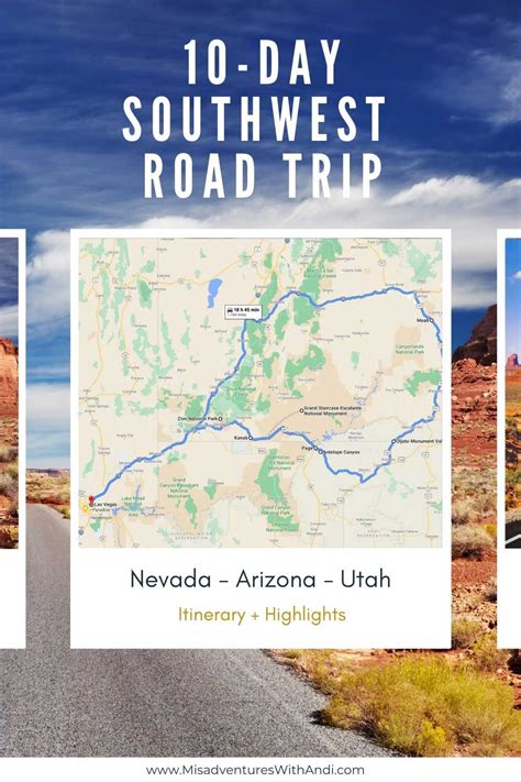 The Perfect 10 Day Southwest Road Trip Map Itinerary Artofit