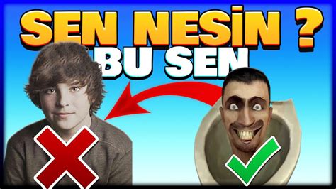 Hangi Skibidi Karakterisin Eğlenceli Kişilik Testi YouTube