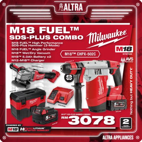 Milwaukee M Chpx Fuel High Performance Sds Plus Hammer Mode