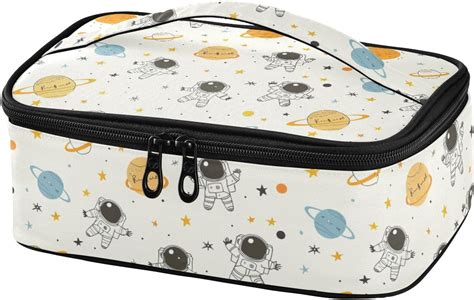 HXshaoye Space Astronauts Planets Bolsa de almuerzo para niños mini