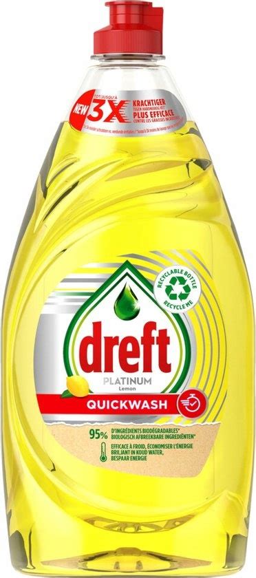 Dreft Platinum Quickwash Afwasmiddel Citroen 780 Ml Onlinevoordeelshop