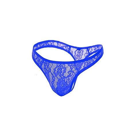 VemeFufu Tanga Slip Perizoma G String Uomo Sexy Pizzo Intimo Uomini Hot Vita Bassa Elastici