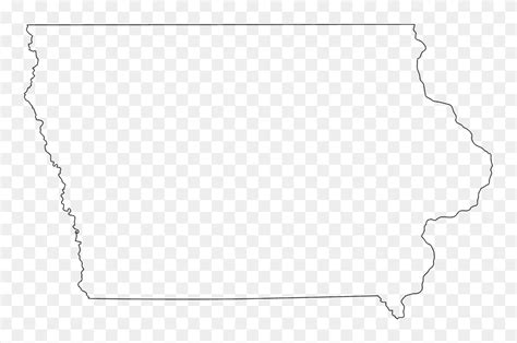 Download Iowa State Outline Png Clipart (#5524255) - PinClipart