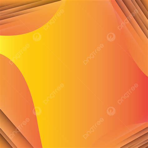 Orange Gradient Waves Abstract Poster Background Vector Orange Poster