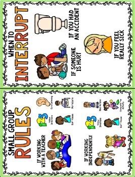 Small Group Rules And Expectations By Teaching Creative Minds TPT