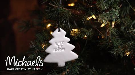 Diy Holiday Clay Ornaments Crafted Michaels Youtube