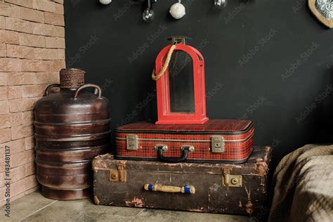 decoration in studio old vintage Stock Photo | Adobe Stock