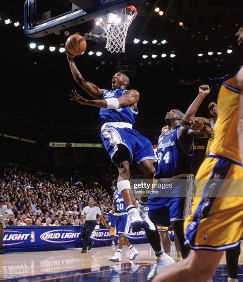 Kobe Bryant Of The Los Angeles Lakers Goes Up For