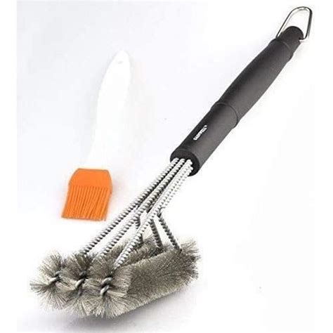 Brosse Nettoyage Barbecue En Tr S R Sistante Poils Acier Inoxydable