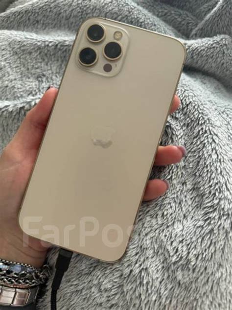 Продам iPhone 12 Pro Max, 256 гб, 6.70", моноблок, золотой, 4G LTE, б/у ...