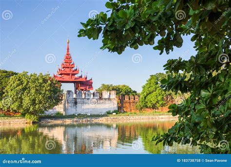 Mandalay, Myanmar at the Palace Stock Photo - Image of kingdom, palace ...