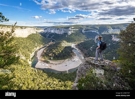 France Ardeche Gorges De L Ardeche Km Long From Vallon Pont D Arc