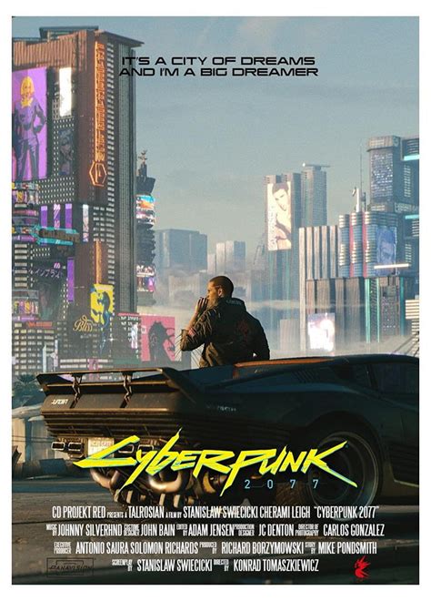 Turned This Into A Movie Poster With A Few Simple Edits Cyberpunk 2077