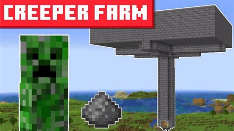 How To Make A Creeper Farm In Minecraft 119 Update