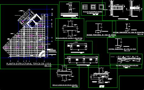 Losa De Metal Deck En Autocad Librer A Cad