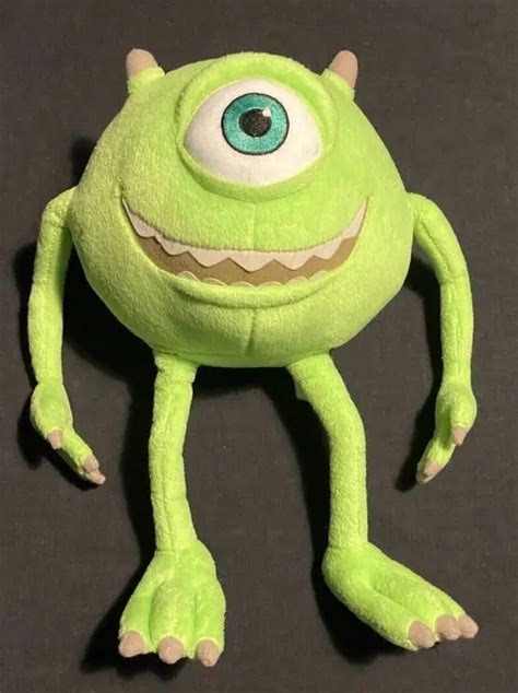 DISNEY PIXAR 2000 Monsters Inc Mike Wazowski Plush Soft Toy Hasbro 12 X