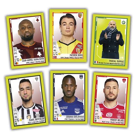 Panini Foot 2022 Ligue 1 Uber Eats Ligue 2 Bkt Stickers Mise à