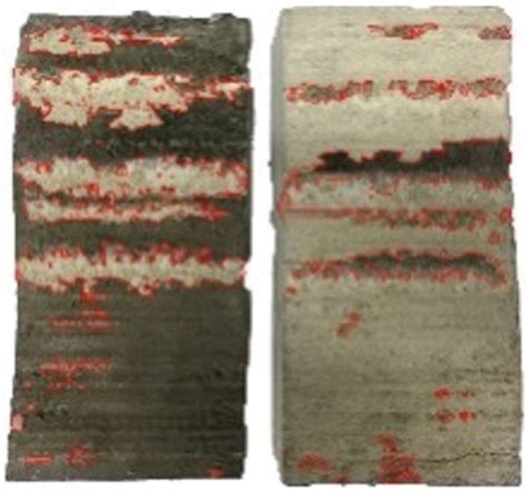 Surface damage characteristics of heterogeneous rock joints: (a) smooth ... 