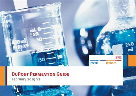 PDF DuPont Permeation Guide Min The Resistance To Permeation Is