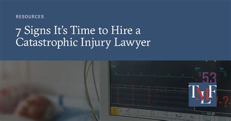 Signs You Should Hire A Catastrophic Injury Lawyer