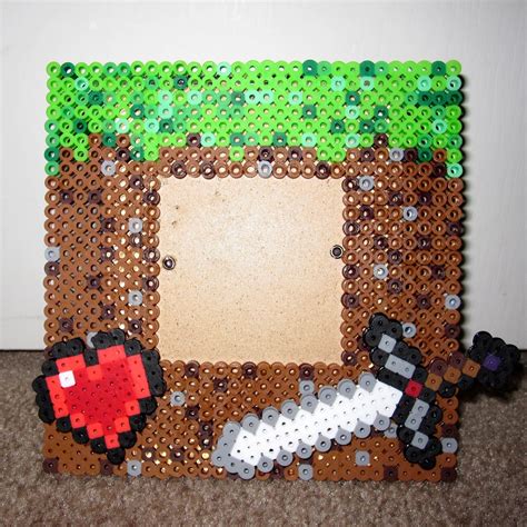 Dramatis Personae Minecraft Perler Bead Frame Minecraft Perler Hama Beads Minecraft Diy