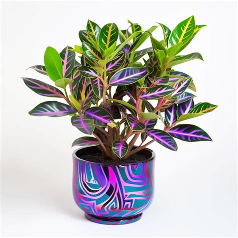 Una Planta Medall N De Calathea Foto Premium