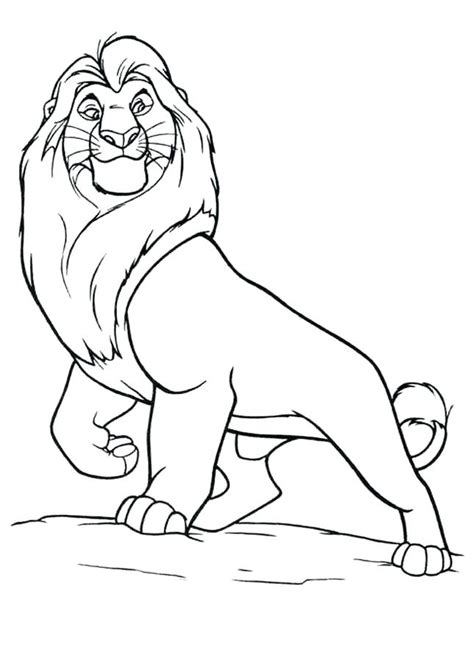 Lion King Mufasa Drawing at GetDrawings | Free download