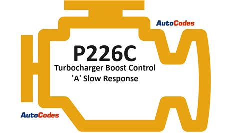 Code P226C Turbocharger Boost Control 'A' Slow Response