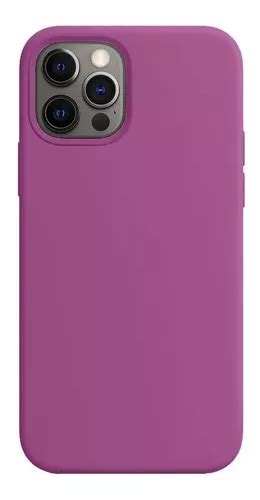 Capa Capinha Silicone Veludo Compatível C iPhone 12 E 12 Pro Cor Rosa