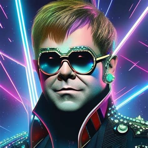 Elton John Ai Generated Artwork Nightcafe Creator