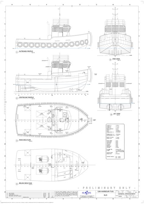 12 M Harbour Tug Naval Architects Australia