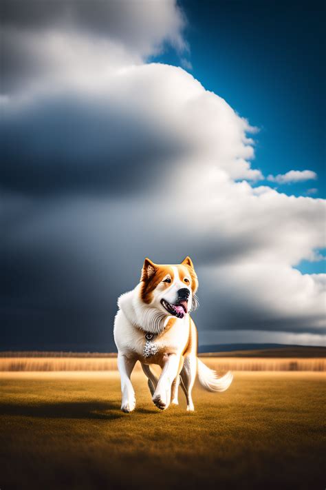 Lexica Crea Una Foto De Un Perro Blanco Cachorro Jugando Feliz