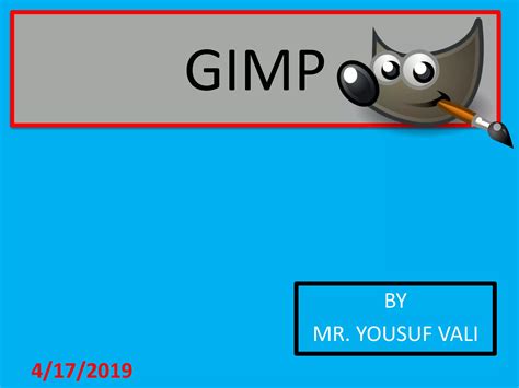 Gimp Ppt