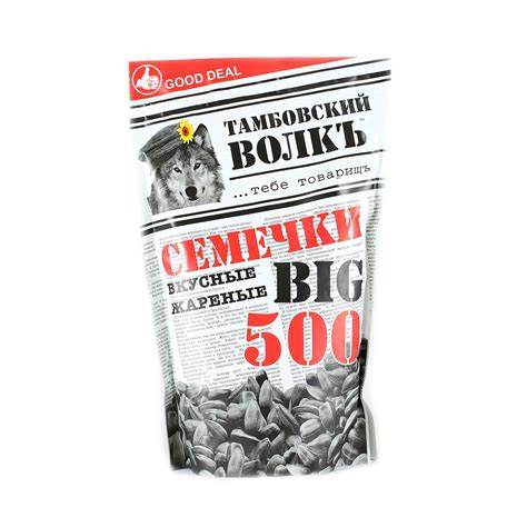 Tambovsky Volk Roasted Sunflower Seeds 500g For Nutritious Snacking