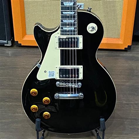 Guitarra EpiPhone Les Paul Standard Black Preto Canhoto MONTREALMUSICSHOP