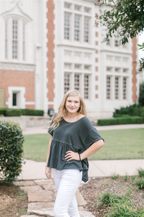 Hailey 2019 Davis Senior Photos At The University Of Oklahoma