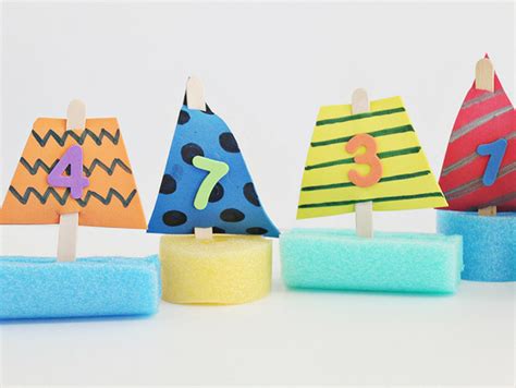 Sponge boat craft diy toy for kids – Artofit