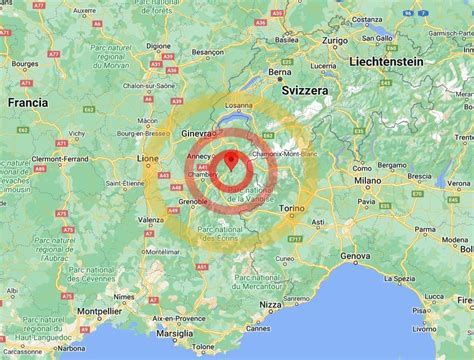 Scossa Di Terremoto In Francia Avvertito Anche In Valle Daosta E Piemonte Dati E Mappa