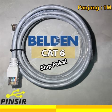 Jual Kabel LAN Belden Cat 6 Original USA Belden UTP Cable 1 Meter 1M